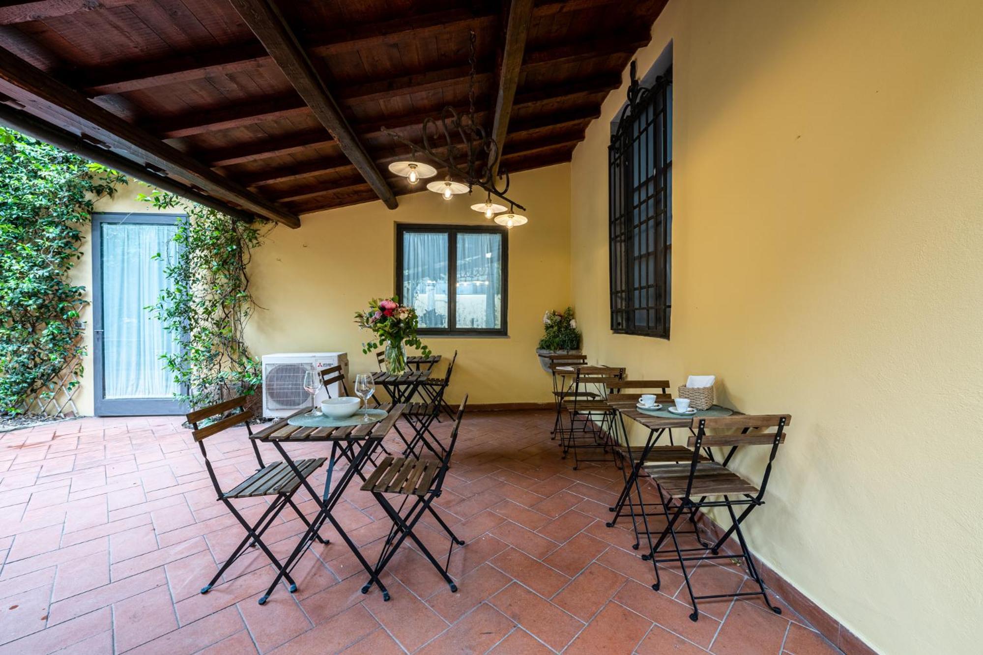 Cortile Santa Monaca Lägenhet Florens Exteriör bild